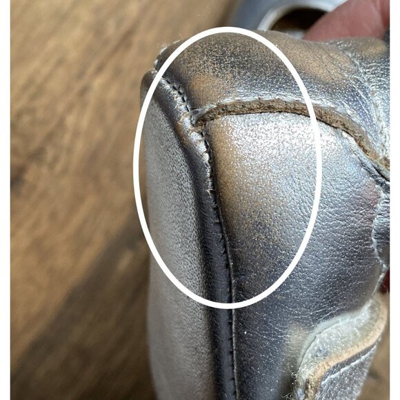 Little Feet Silver Baby Shoes By Old Soles 0-3 months - Picture 9 of 11